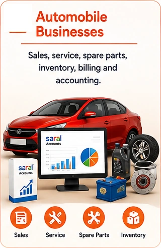 Automobile business sales and service accounting