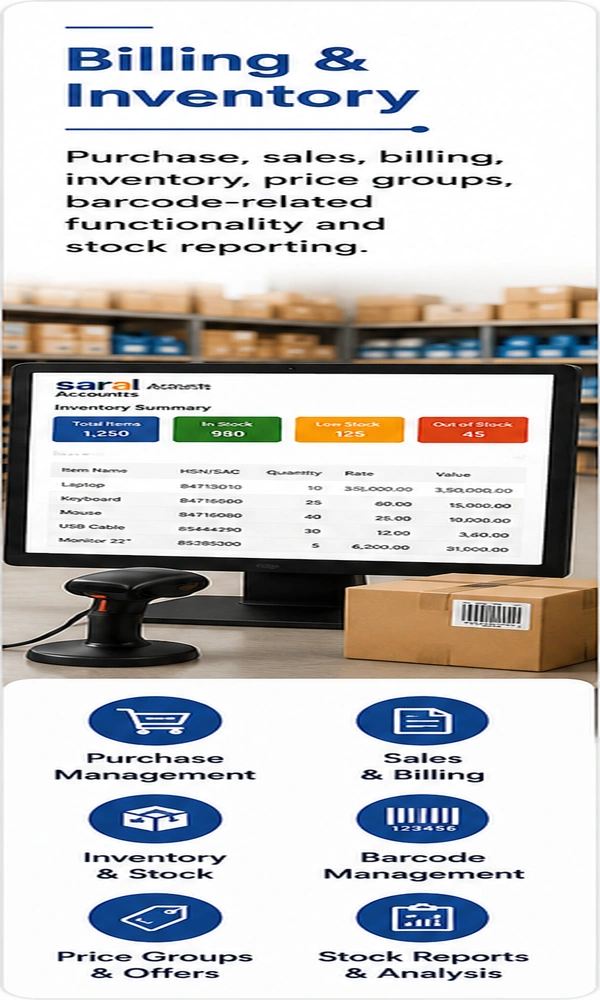 Business billing and inventory software