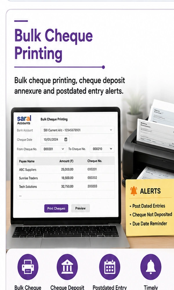 Business cheque and payment management