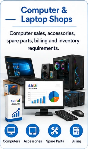 Computer and laptop shop sales and inventory