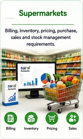 Supermarket billing and inventory management