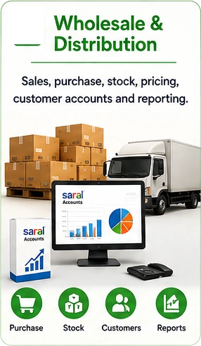 Wholesale and distribution warehouse inventory